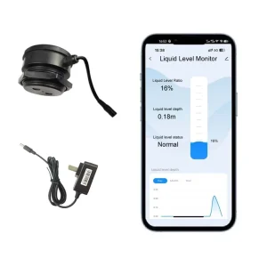 Smart TLC 2206 Ultrasonic Sensor Wireless Mobile Water Tank Level Detector Water Level Sensor Alarm Remote Tank Monitor