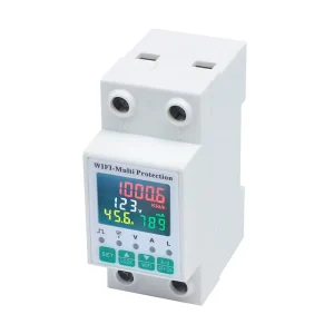Smart TuYa 2P Energy Meter with WiFi Bluetooth APP Remote Control Multi Function for Home Office
