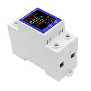 Smart Tuya WiFi 2P 63A Din Rail Energy Meter Prepayment Power Monitor with 1.5% Accuracy CE RoHS Certified Household Use
