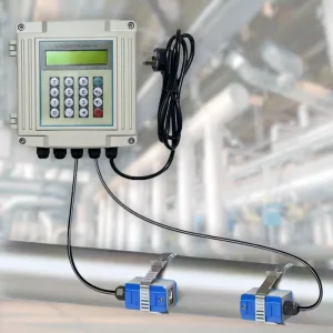 Smart Water & Oil Liquid Ultrasonic Flow Meter Sensor OEM Portable Clamp On Pipeline 0.2% Accuracy IP65/IP68