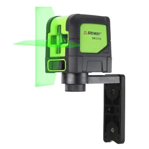 Sndway SW 311G Green Light Laser Leveler 2-Line Crossing Line Measuring Instruments Laser Level