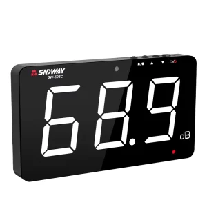 Sndway Sound Level Meter Smart Class 1 130DB Noise Meter for Vehicle Exhaust Testing