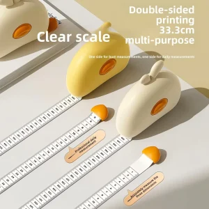 Soft ABS Magnetic-Based Measuring Tape for Bust Waist Hip Measurements Three-Dimensional Ruler Fitness Body Dimensions Tool