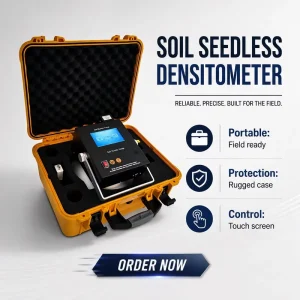 Soil Seedless Densitometer with Non Nuclear Electromagnetic Technology