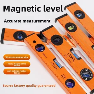 Solid Level Gauge Multi-specification High-precision Cast Aluminum Strong Magnetic Professional Measurement Level Level