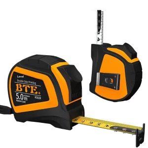 Source Factory Self-Locking Steel Tape Measure 5m Thickened Drop-Resistant Rubber Nylon-Coated Carpenter’s 3m/5m/7.5m