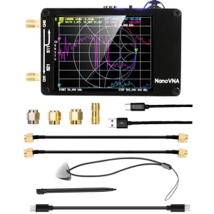 Spectrum Analyzer NanoVNA H Vector Network Antenna Analyzer 50KHz to 1.5GHz MF HF VHF UHF Antenna Tuner Nano Vna