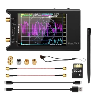 Spectrum Analyzer NanoVNA H4 Network Antenna Analyzer 10KHz to 1.5GHz MF HF VHF UHF Tuner Nano Vna