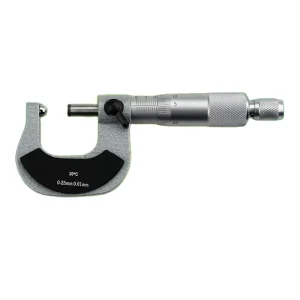 Spherical-Head Tube-Wall-Thickness Outer-Diameter Micrometer 0-25 mm Resolution 0.01 mm Screw-Type