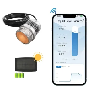 Stainless Steel 80G Water Radar Level Measuring Instrument RS485 Modbus for IP67 Liquid Level Sensor