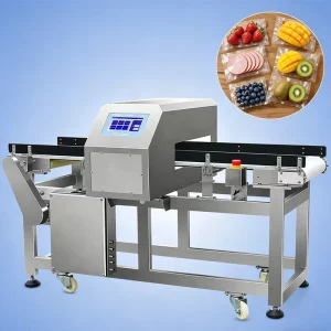 Stainless Steel Conveyor Food Metal Detector for Biscuit Seafood Bread Processing Industrial Multi Voltage