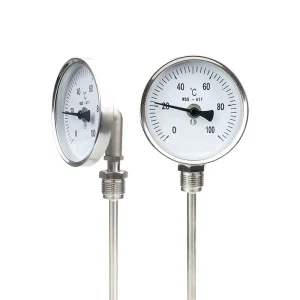 Stainless Steel Digital Industrial Temperature Gauge Bimetal Thermometer