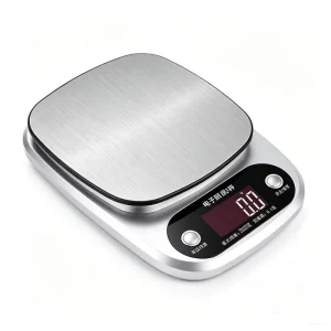 Stainless Steel Digital Kitchen Scale Supports Weighing Items up to 5kg