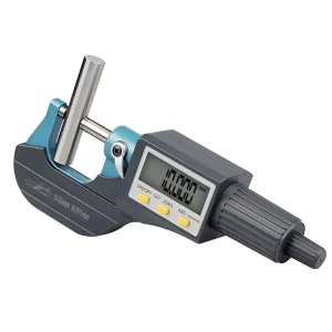 Stainless Steel Digital Micrometer Diameter 25-50mm 0.001 Resolution 3 Buttons OEM Customized Made