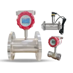 Stainless Steel Dn50 Flow Sensor Flow Meter Milk Turbine Fuel Flowmeter