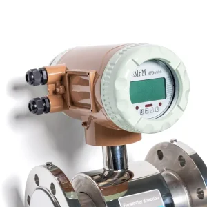 Stainless Steel Electromagnetic Flow Meter IP68 RS 482 Hart Flanged Liquid Control OEM Customizable Water Milk Measurement