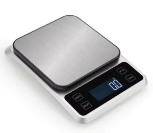 Stainless Steel Food Weight Scale Digital Electronic Kitchen Scale 1kg 0.1g 2kg 0.1g