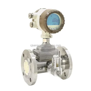 Stainless Steel High Accuracy (+/-1.5%) Digital Gas Turbine Flow Meter LCD Display for Air Nitrogen Natural Gas and Oil OEM