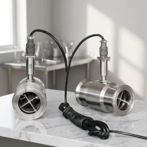 Stainless Steel High-precision Digital Liquid Flowmeter for Gas Air Water Fluid 4-20mA Flange Threaded Type Tanker