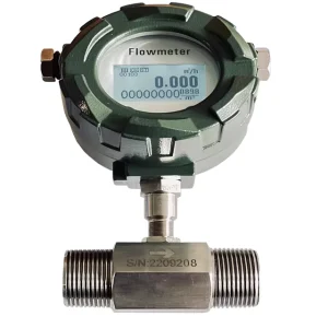 Stainless Steel Integral Turbine Flow Meter for Liquid Customized OEM Support