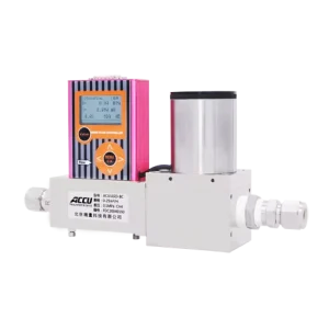 Stainless Steel LCD Gas Mass Flow Controller Customizable Low Differential Pressure Air Oxygen Flow Meters Water Oil OEM