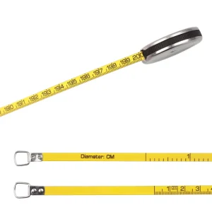 Stainless Steel Metal Shell 2m Metric Precision 0.1mm Blade 6mm Rolling Measuring Tape