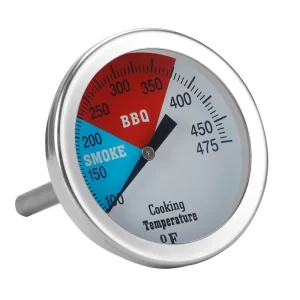 Stainless Steel Oven Grill Thermometer 100-475°F Bimetal Kitchen BBQ Cooking Temperature Gauge