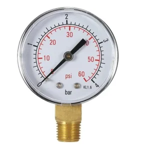 Stainless Steel Pressure Gauge 1.5 2 2.5 3 3.5 inch