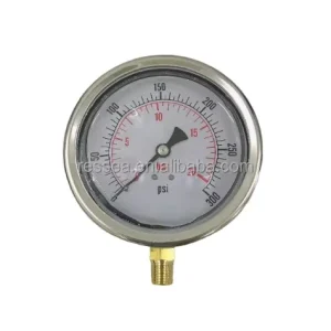 Stainless Steel Pressure Gauge 1500 psi Manometer Gauges 16bar 100 bar