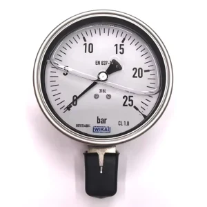 Stainless Steel Pressure Gauge 50-200mm with Brass Fitting Pressure Gauge Manometer Oil Pressure Gauge