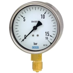 Stainless Steel Pressure Gauge High Digital Tire Pressure Gauge With Brass Fitting