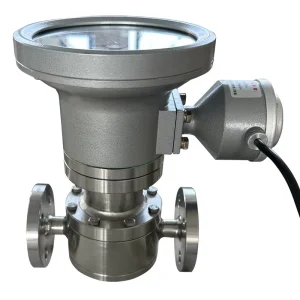 Stainless Steel SS304 Oval Gear Flow Meter Pointer Display Pulse Output Flange Connection Water Oil Fertilizer