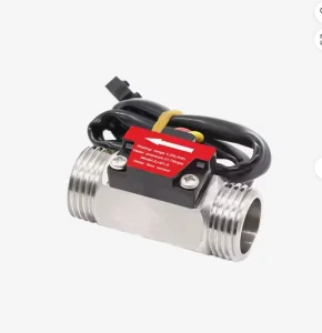 Stainless Steel SUS304 DN25 Magnetic Impeller Turbine NPN Pulser Flow Sensor 2-50L/min 5V Water OEM