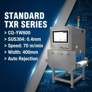 Stainless Steel SUS304 Food Grade X ray Detector for Metal Stone Impurities CE for High Accuracy 1 Year Food Safety