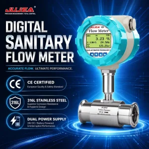 Stainless Steel Turbine Flow Sensor Pure Water Diesel Fuel Oil Flow Meter for Industrial Water Treatment Plant