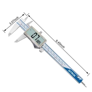 Stainless Steel Vernier 0-150mm Measuring Tool Inch Fraction Display Electronic Digital Vernier Caliper