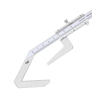 Stainless Steel Vernier Calipers Odd Groove Milling Cutter Tap Diameter V-shaped Top Measurement Precision Instrument