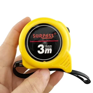 Steel Measuring Tape 3M 16MM Portable Self Lock Metric Tape Measure for Construction DIY Household Measuring