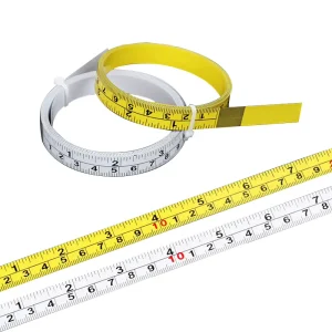 Steel Self Adhesive Measuring Tape Steel Ruler Tape Metal Sticky Ruler Left Right Reading