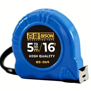 Steel Tape Measure for Construction Tools ABS & Plastic High Visibility Case 3m/5m Length Custom Logo