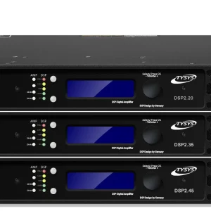 Stereo Amplifiers 2 Channel 3500 Watts 1U Class D DSP Professional Audio Sound Power Amplifier