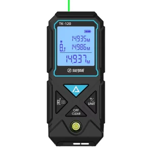 Strong Green Laser 120m Type C Rechargeable Bubble Level Distance Meter Laser Rangefinder Tape