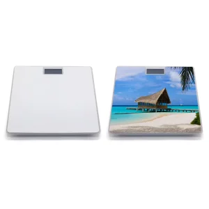 Sublimation Glass Digital Body Scale Digital Weight Scale LED Bathroom Scale for Body Weight