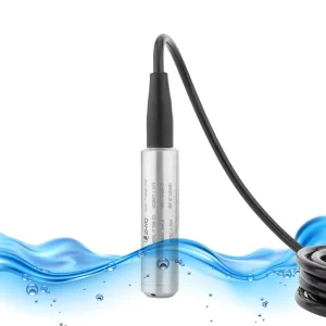 Submersible Type Oil Water Level Measurement Instrument Hydrostatic Tank Level Sensor IP68 Rated 0.5% Accuracy 50mH2O Pressure