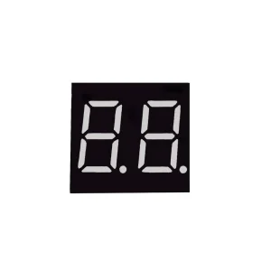 Super Red (620 625 NM) 0.36 Inch 2 Digit 7 Segment Led Display Indicator Houkem 3621 A BSR 10pins