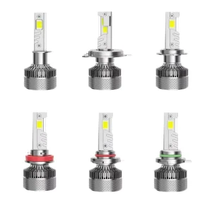 Super bright 12V LED Headlights High power Three copper tube Modified Design 190W 50000 lm Universal Fitment Day night Driving