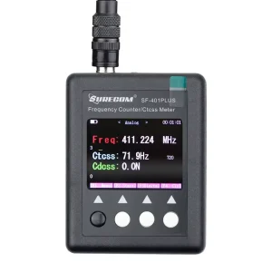 Surecom SF 401 Plus Hand Held Frequency Meter Counter 100Mhz 3000Mhz Portable Digital Display CTCSS DCS Decoder Two way Radio