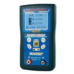 T-624 Lithium Battery Pack Tester Maintenance Detection Battery Differential Pressure Intelligent Detection Analyzer 24 Strings