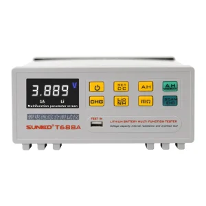T 688A Digital Multi Function LED Display Comprehensive Lithium Battery Capacity Tester for Battery Cell CE Certified