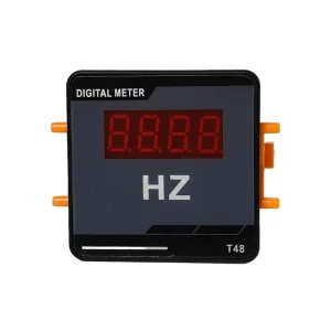 T48 45-85HZ 4-Digit Single Phase AC/DC Input Frequency Digital Display Meter LED Panel Meter